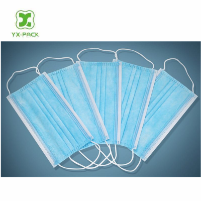 Three layer non-woven disposable respirator